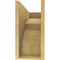 Ekena Millwork 8"W x 24"D x 16"H Classic Monterey Rough Cedar Woodgrain TimberThane Corbel, Primed Tan CORUR08X24X16MONRCPR - alternate 4